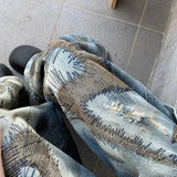Punk Streetwear Wide Leg Denim Jeans