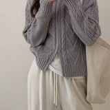 Turtleneck Cable Knit Sweater