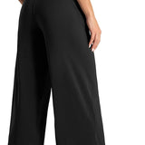 Lounge Yoga Capris Pants Bootleg Tummy Control High Waist Workout Flare Crop Pants