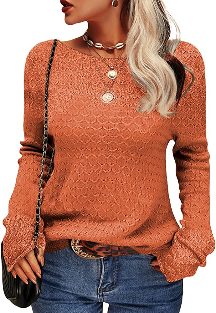 Women Autumn Winter Colorblock Pullover Sweaters