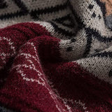 Ladies Autumn/Winter Retro Striped Sweater