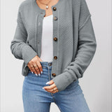 Single Breasted Knit Sweater