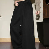 Hip Hop Letter Graphic Baggy Sweat Pants