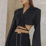 Double Layer Slim Pocket Blazer