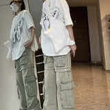 Y2K Detachable Straight Leg Jeans