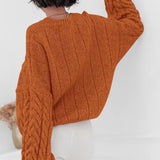 Vintage Chunky Knit Cable Sweater
