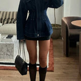 Washed Denim Slim Shirt Jacket