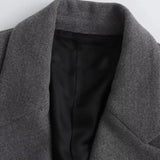 Oversized V-Neck Padded Blazer
