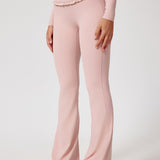 Lace Detail High-Rise Booty Sculpting Yoga Leggings