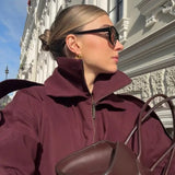 Buttoned Short Street Jacket