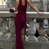 Bandeau High Waist Bodycon Skirt Set