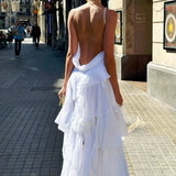 Ethereal Cascade Gown - White Angel (100% Cotton)
