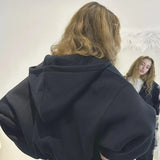 Zip Up Cropped Y2K Hoodie