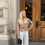 Slim Fit Knit Zip Cardigan