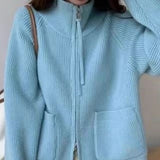 Loose Fit High Neck Sweater