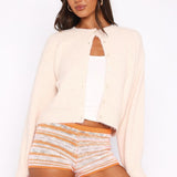 Warm Whispers Knit Cardigan Cream