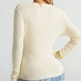 Fall/Winter Asymmetrical Knit Sweater