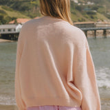 Casual Solid Buttoned Long Sleeve Knit Cardigan