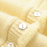Single-Breasted Knit Cardigan