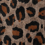 Thick Loop Knit Leopard Pattern Scarf