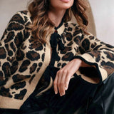 Loose Fit Leopard Print Sweater