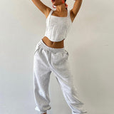 Tank Asymmetrical Hem Three Piece Set