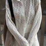Hollow Knit Crochet Loose Two Piece Set