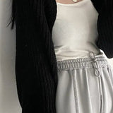 Elegant Knit Batwing Cardigan