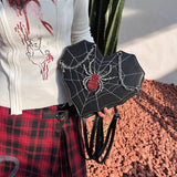 Harajuku Leather Punk Y2K Spider Gothic Lolita Crossbody Bag