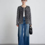 Vintage Cable Knit Crewneck Sweater