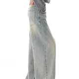 Vintage Wide Leg High Waist Jeans