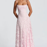 Sexy Backless Chiffon Maxi Dress
