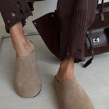 Solid Distressed Knit Crew Neck Sweater Two Piece Set