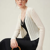 Casual Knit Open Front Cardigan