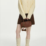 Chic Colorblock Knit Casual Cardigan