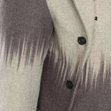 Irregular Button Woolen Blazer