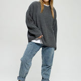 Loose Fit Pullover Knit Sweater