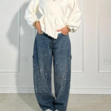 Balloon Carpenter Shine Denim Jeans