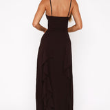 Summer Solstice Maxi Dress Chocolate