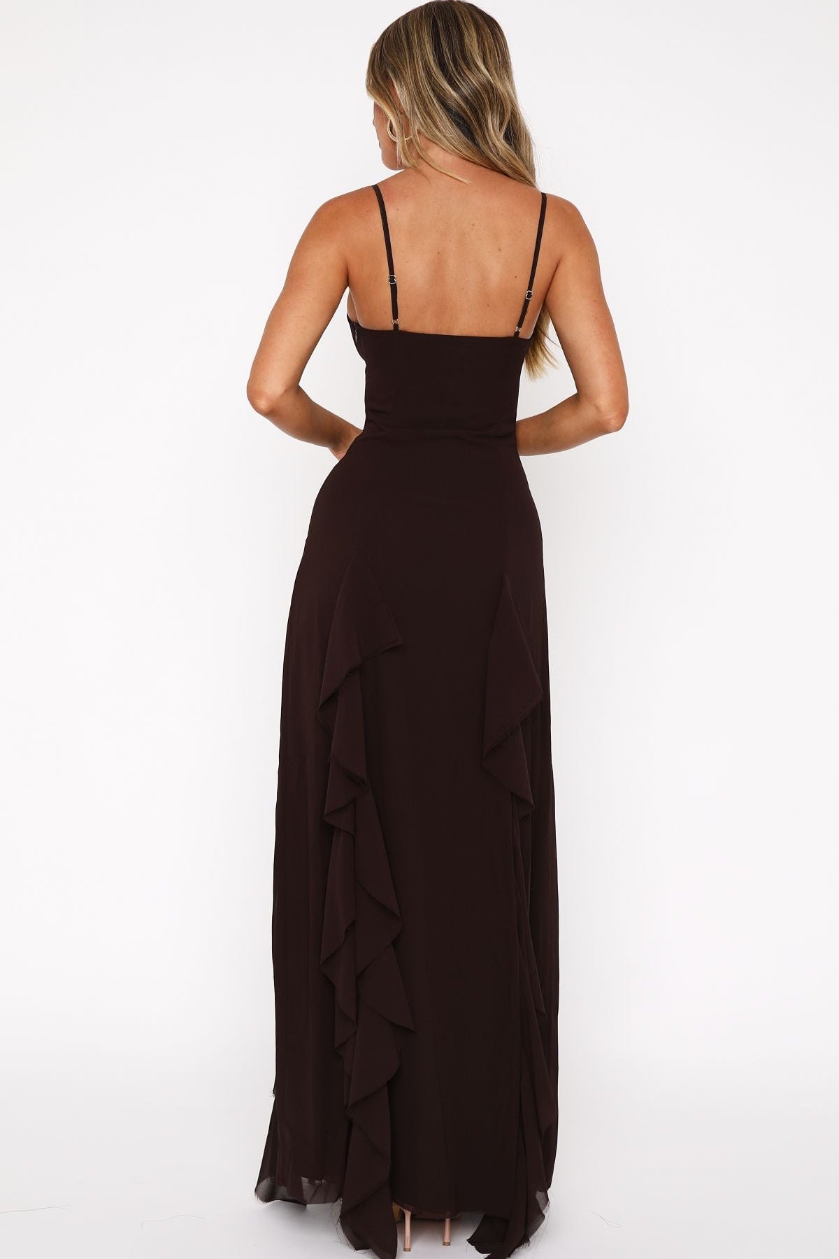 Summer Solstice Maxi Dress Chocolate