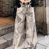 Punk Loose Fit Washed Jeans