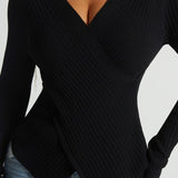 Fall/Winter Asymmetrical Knit Sweater