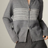 Vintage Jacquard Knit Sweater