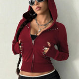 Retro Long Sleeve Hoodie