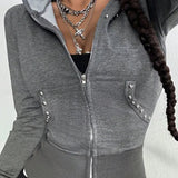 Retro Long Sleeve Hoodie