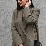 Double Breasted Casual Blazer