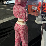 Retro Camouflage Slim Fit Hoodie