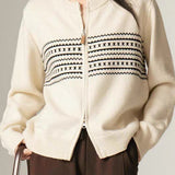 Vintage Jacquard Knit Sweater