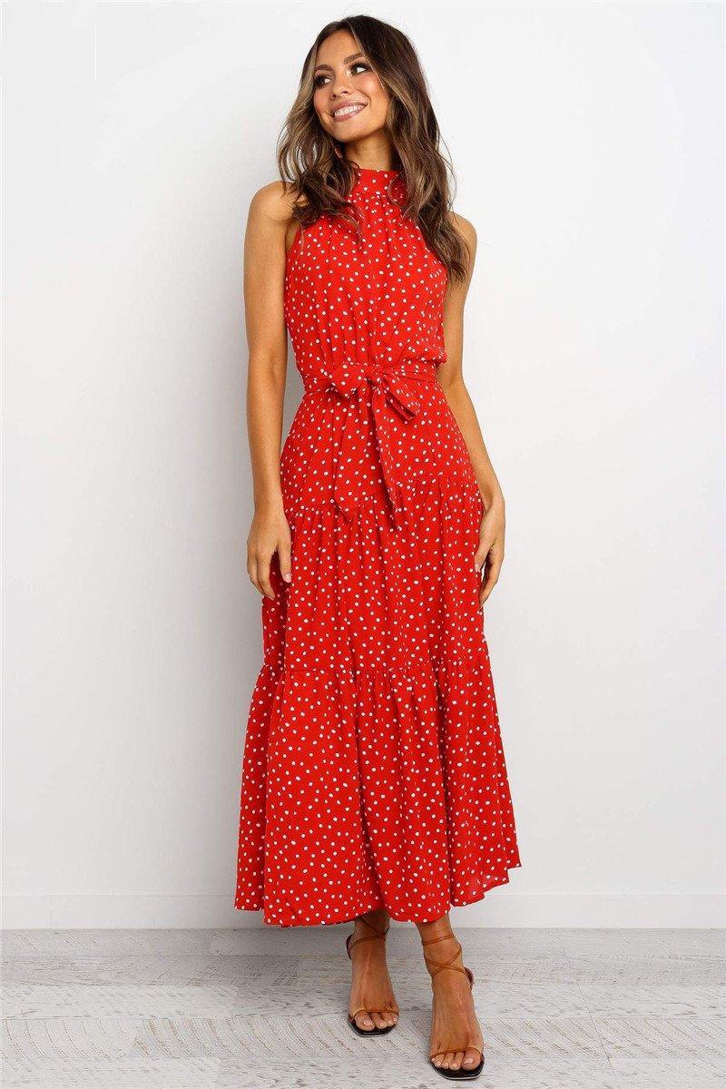 Boho Women Long A-Line Off Shoulder Elegant Sash Maxi Dress Women