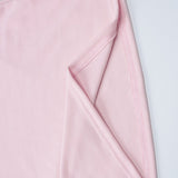 Asymmetrical Neck Long Sleeve Layered Slim Waist Mini Dress